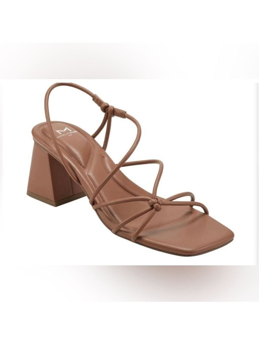 Marc Fisher LTD Calynda Strappy Block Heel Sandals - NWT